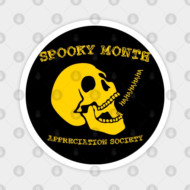 SPOOKY MONTH APPRECIATION SOCIETY Magnet by giovanniiiii